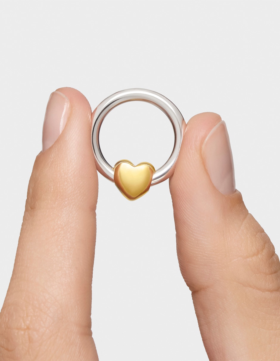 Dije de corazón Flechazo de plata P 925 7