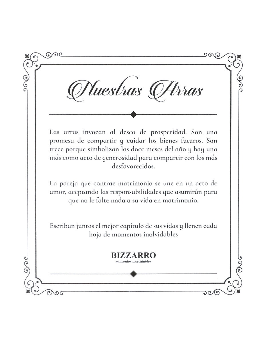 Arras matrimoniales de plata P 925 6