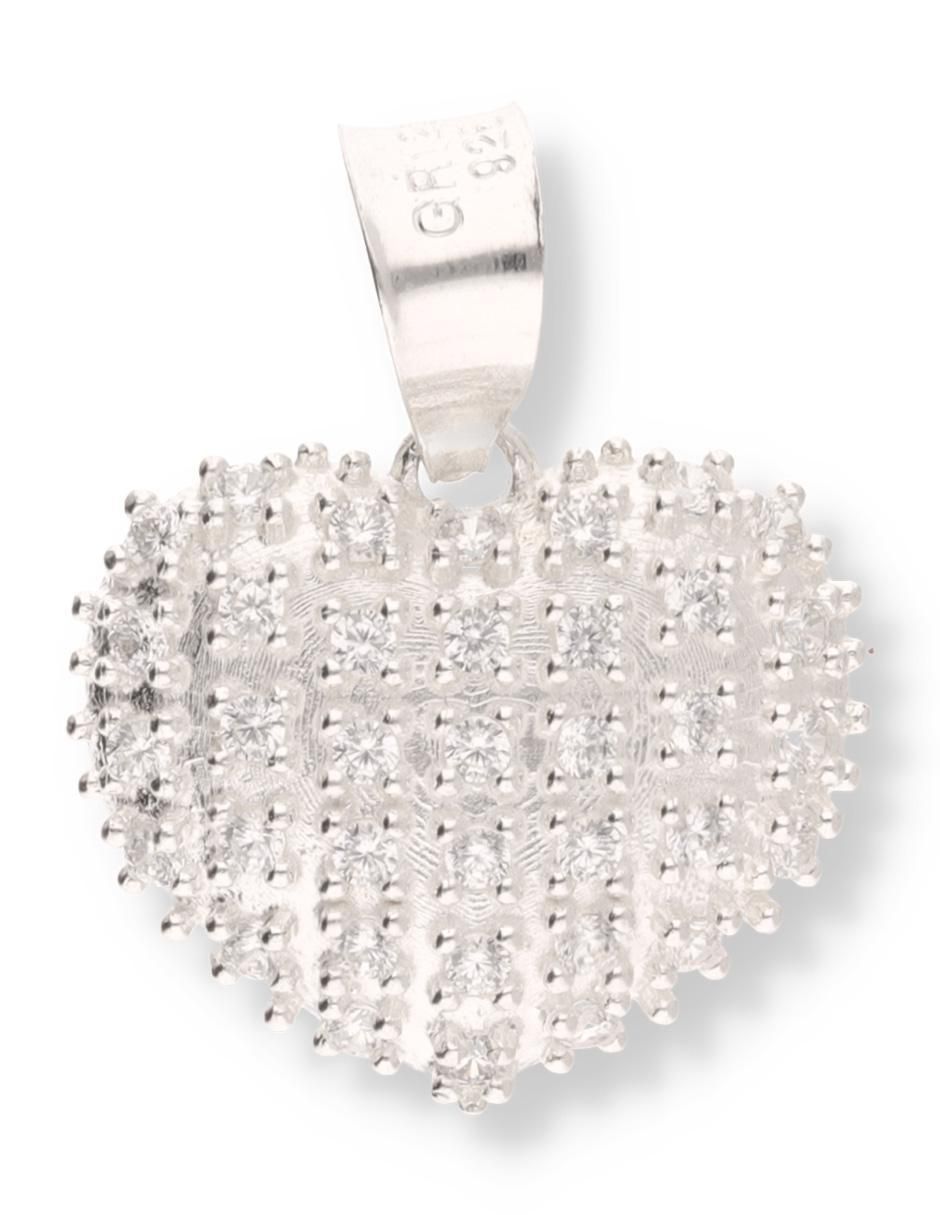 Dije de corazón Love de plata P 925 circonita Dije de corazón Love de plata P 925 circonita