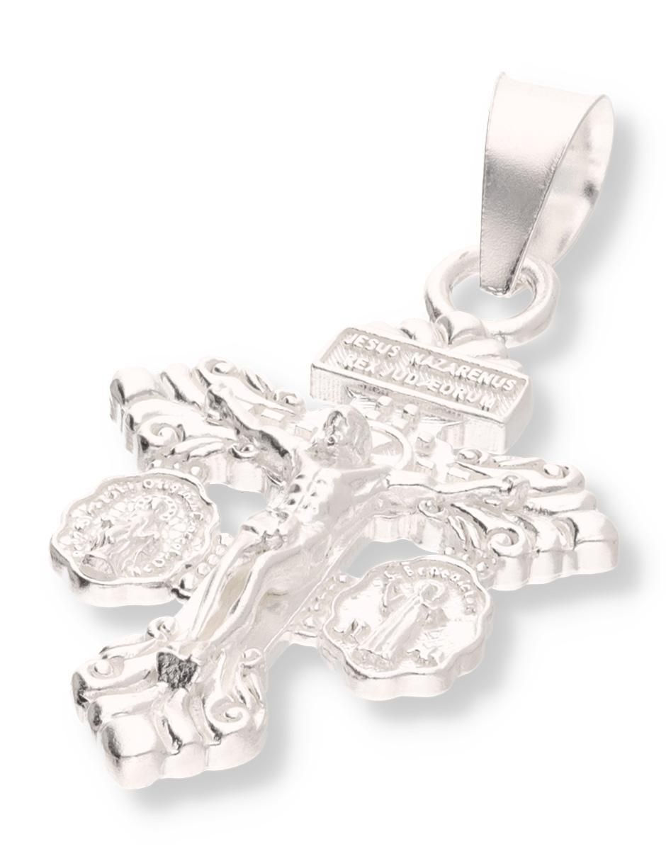 Dije de cruz Cristo de plata P 925 2