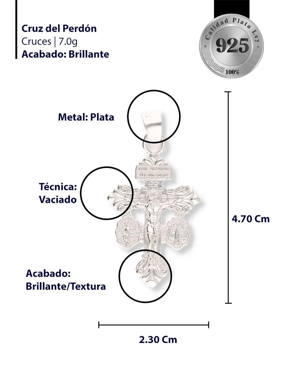 Dije de cruz Cristo de plata P 925 3