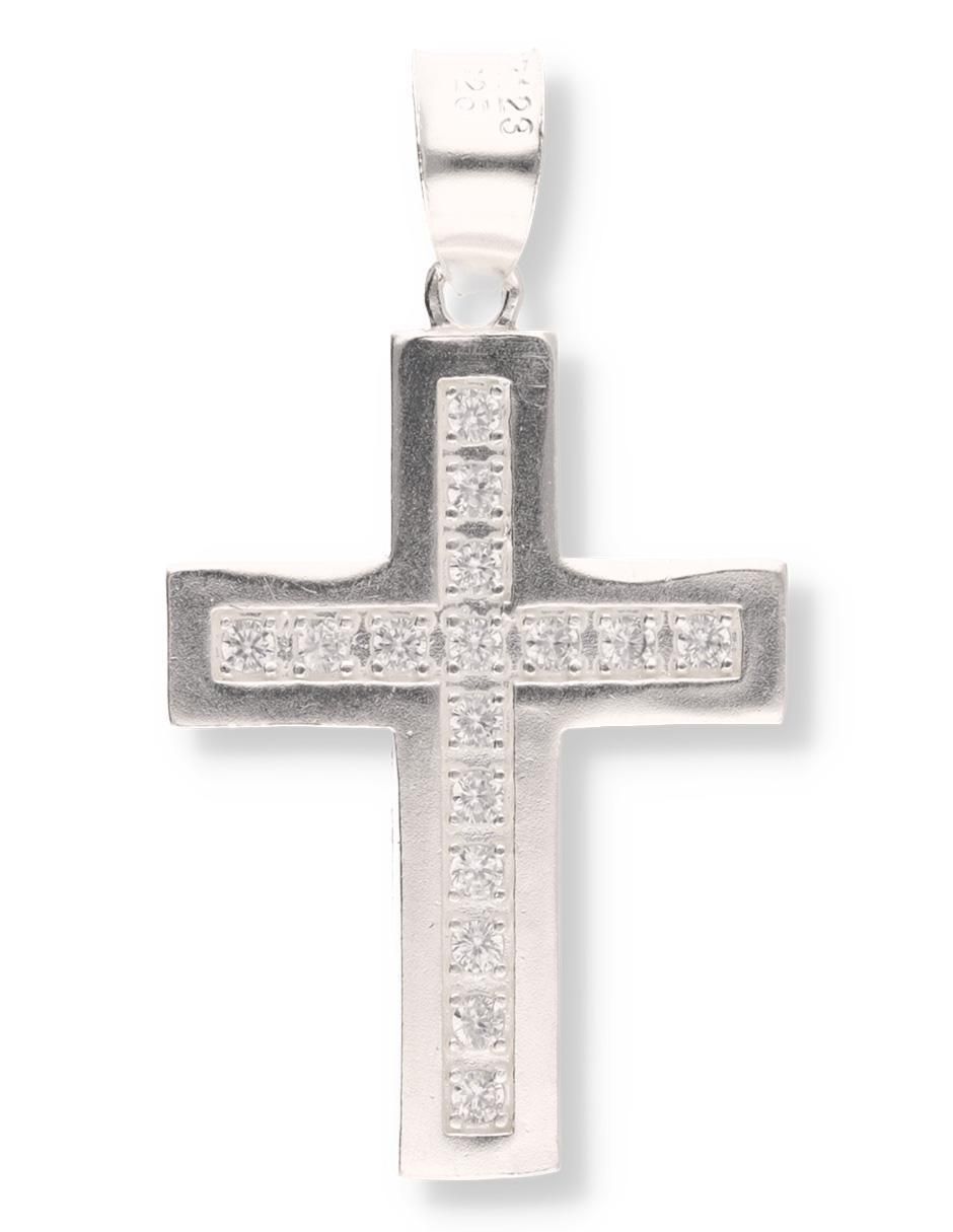 Dije de cruz de plata P 925 circonita Dije de cruz de plata P 925 circonita