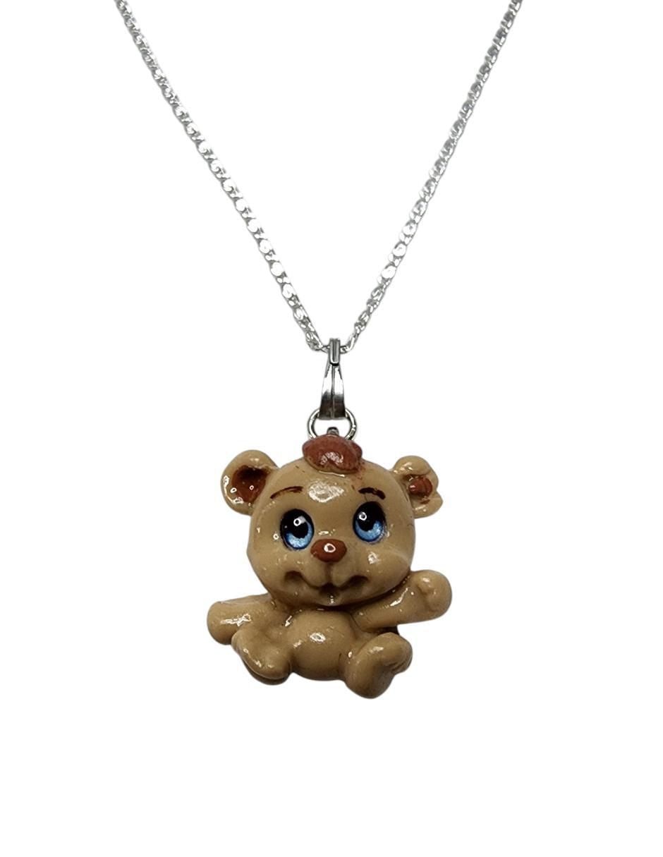 Collar con dije de oso Ternura de plata P 925