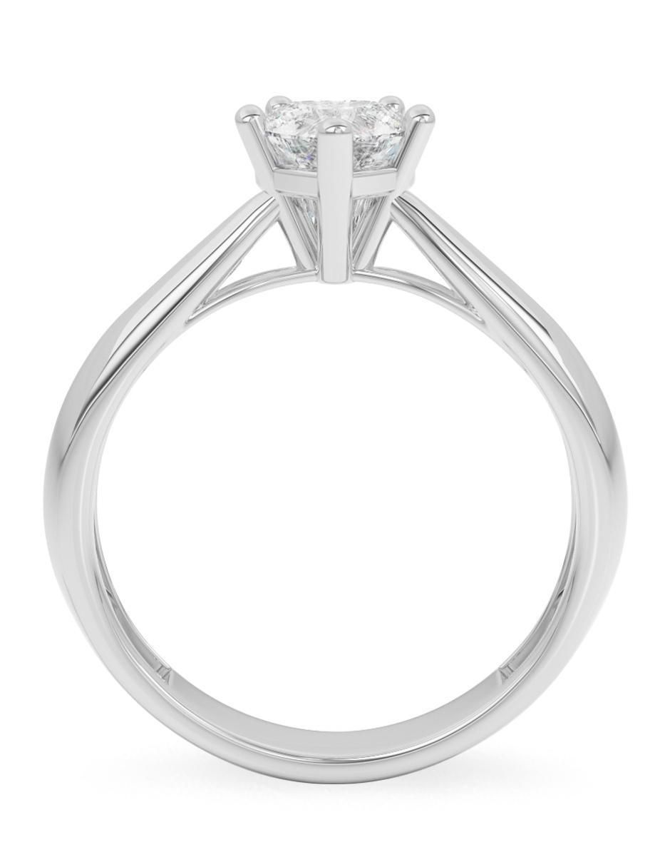 Anillo de compromiso de oro 18 k diamante 3