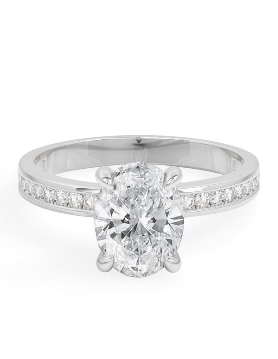Anillo de compromiso de oro 18 k diamante Anillo de compromiso de oro 18 k diamante