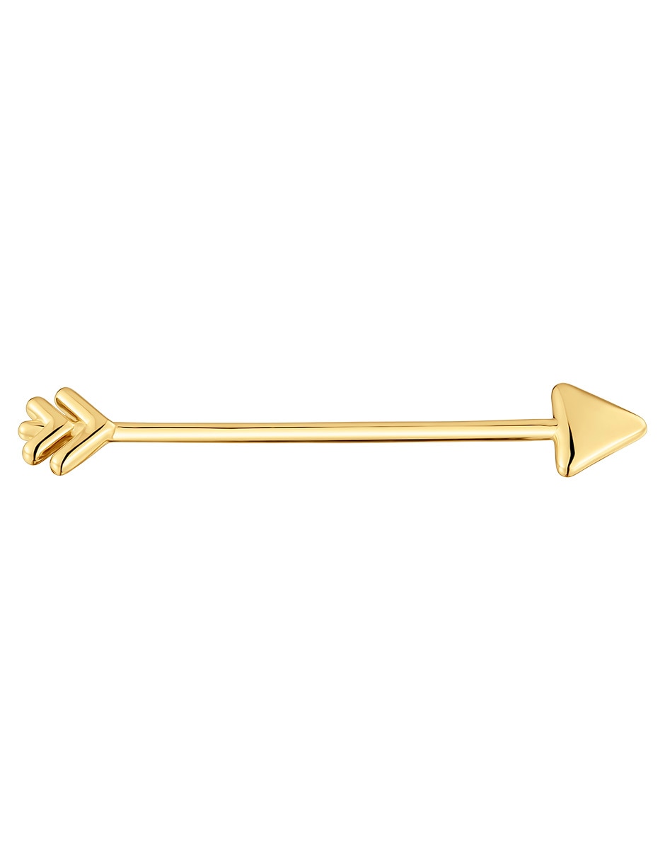 Broche de plata flecha