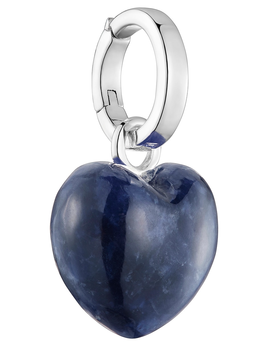 Dije de corazón Flechazo de plata p 925 sodalita 2