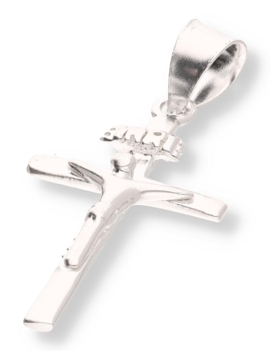 Dije de cruz de plata P 925 2
