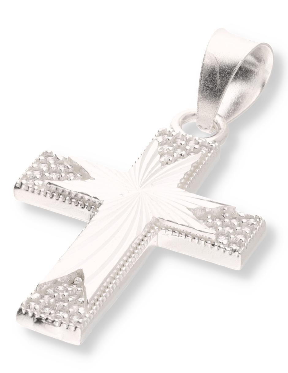 Dije de cruz Religioso Cristo de plata P 925 2