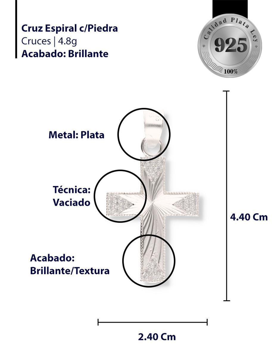 Dije de cruz Religioso Cristo de plata P 925 3