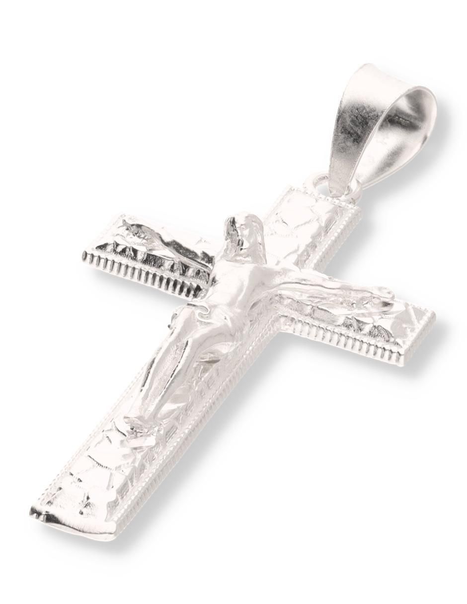 Dije de cruz Cristo de plata P 925 2