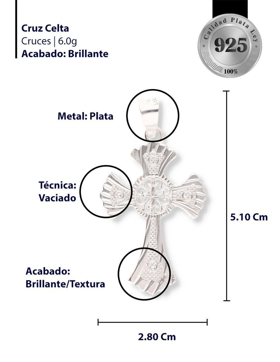 Dije de cruz Cristo de plata P 925 3