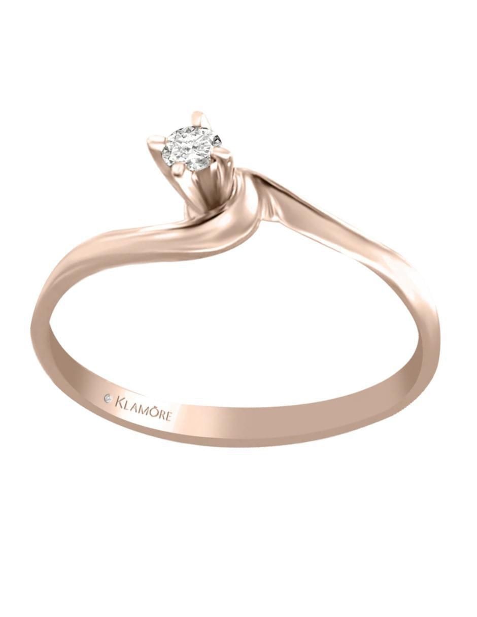Anillo de compromiso de oro 14 k Karolina diamante Anillo de compromiso de oro 14 k Karolina diamante