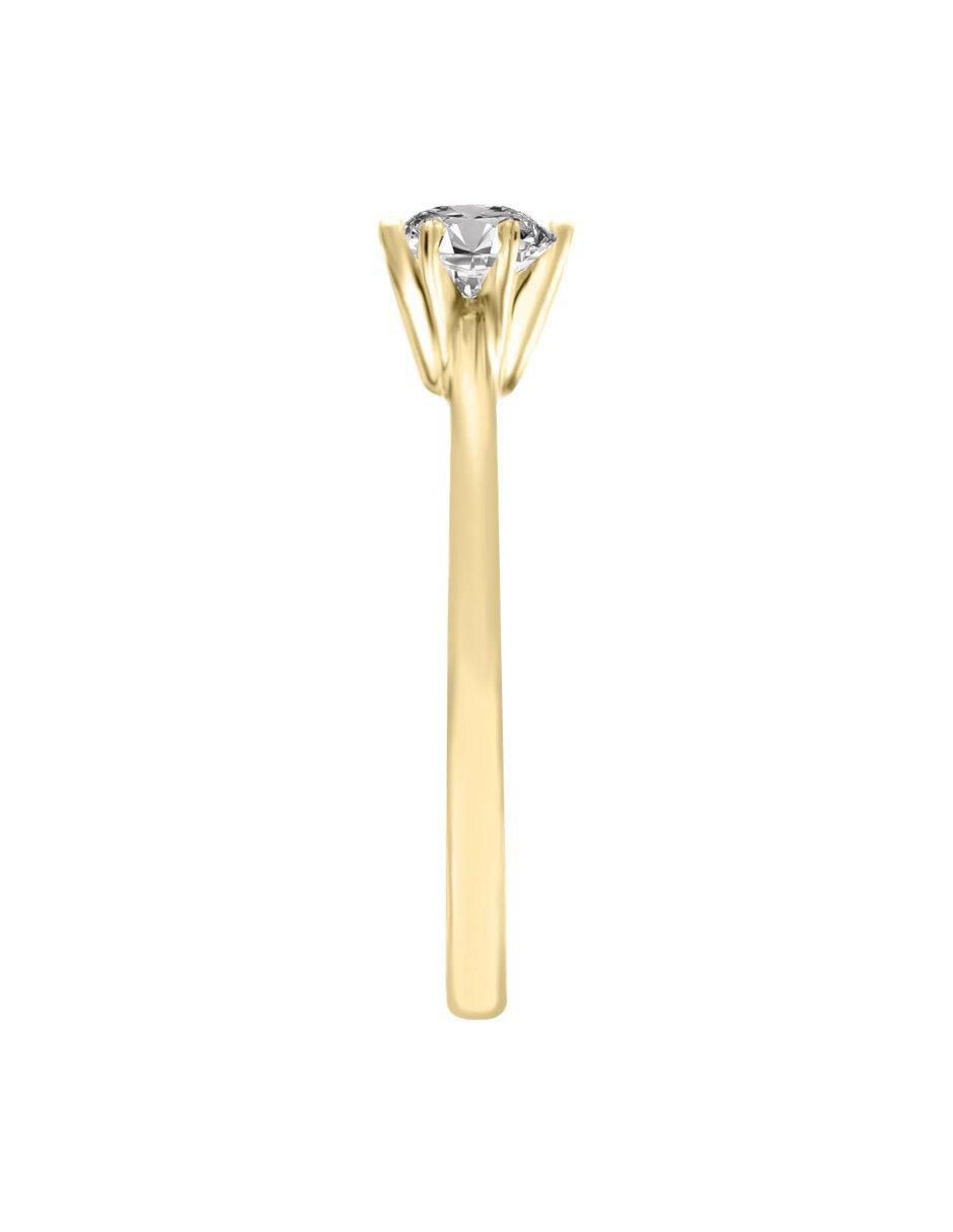 Anillo de compromiso "de" oro 14 k klamore carola diamante