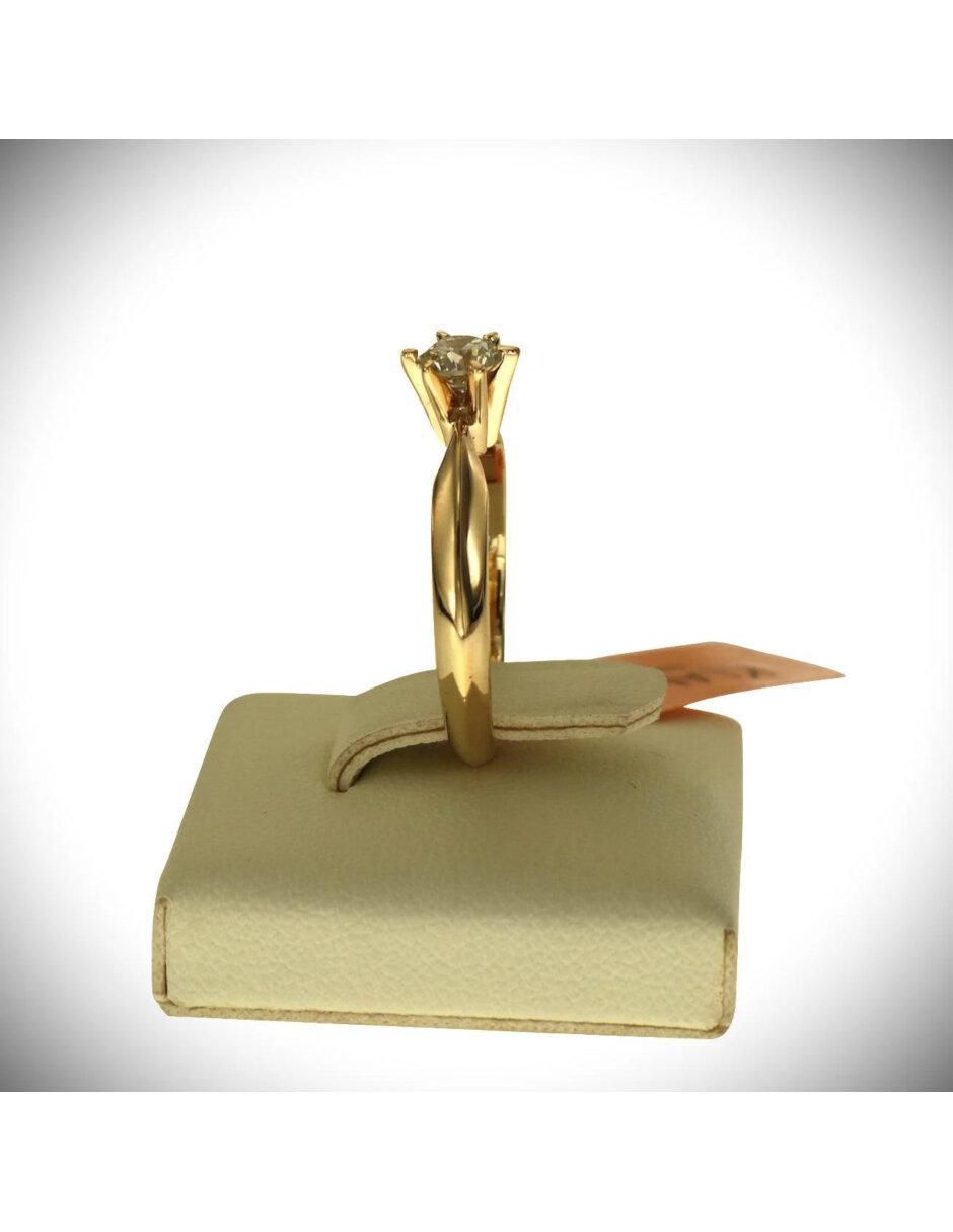 Anillo de compromiso "de" oro 14 k klamore esplendor diamante