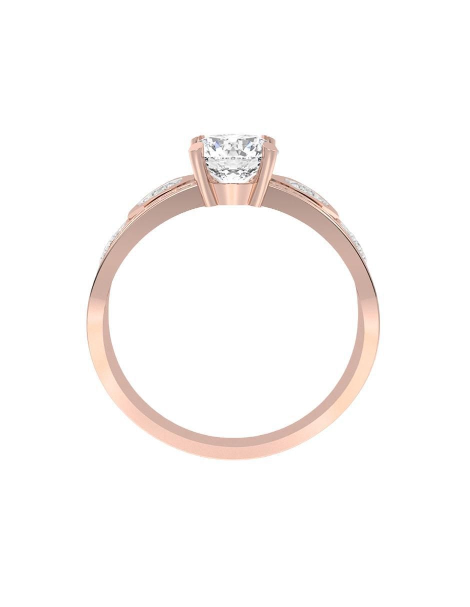 Anillo de compromiso de oro 10 k 3