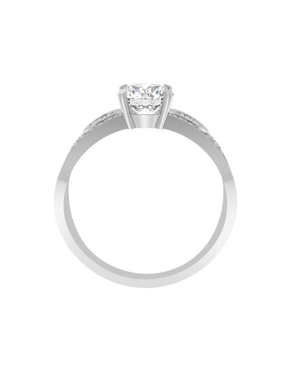 Anillo de compromiso de oro 10 k 3