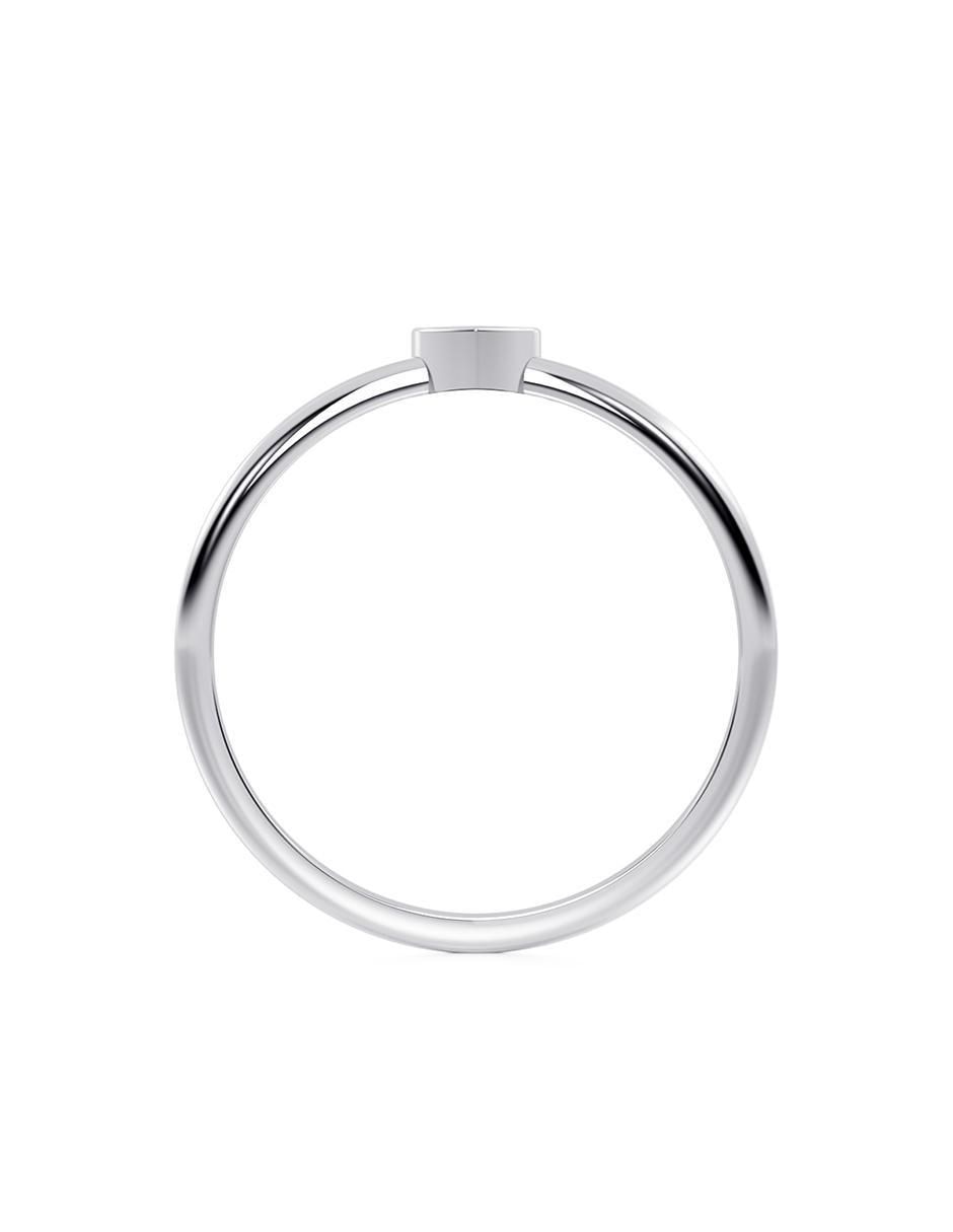 Anillo de corazón 14 K de oro pulido 3