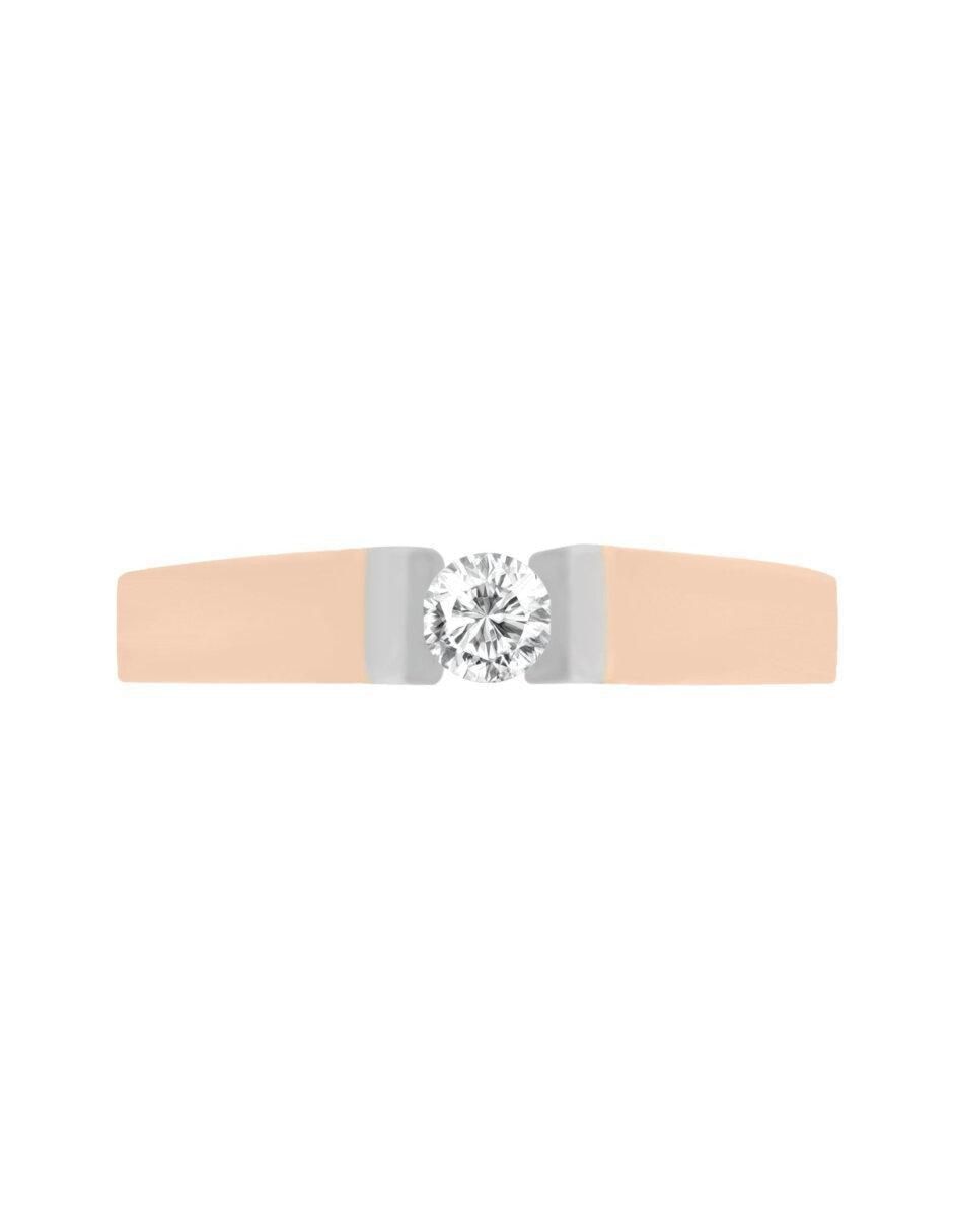 Anillo de compromiso de oro 14 k Fame diamante Anillo de compromiso de oro 14 k Fame diamante