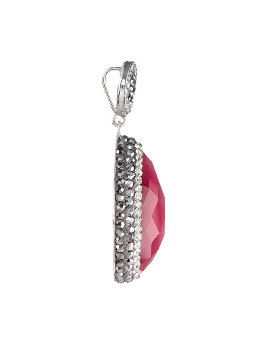 Dije de gota Queen Farah de plata P 925 2