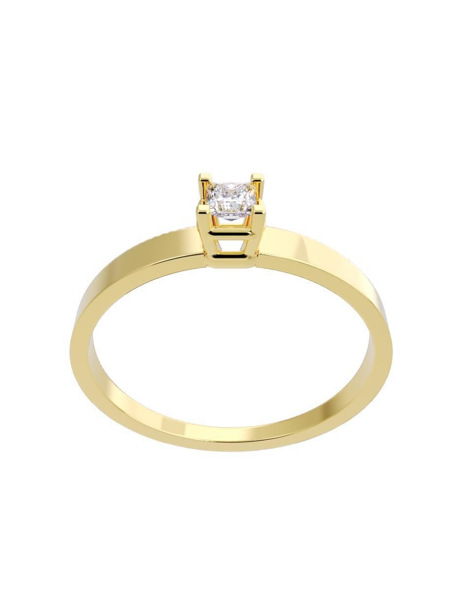 Anillo de compromiso "de" oro 14 k fonelli diamantes fonelli diamante