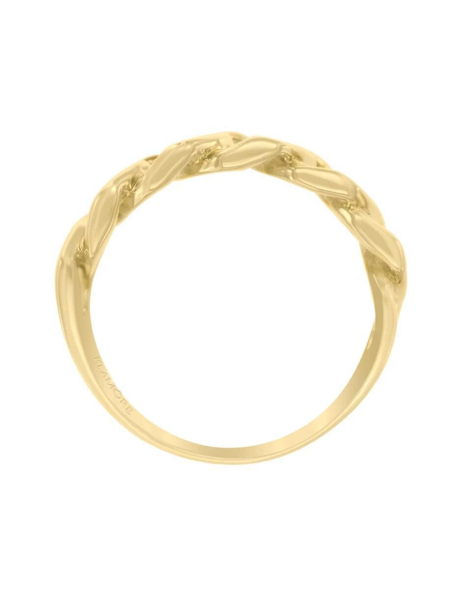 Anillo "de (si aplica)" cadena fianelli cadena no aplica 14 k "de" oro sin gema brillante