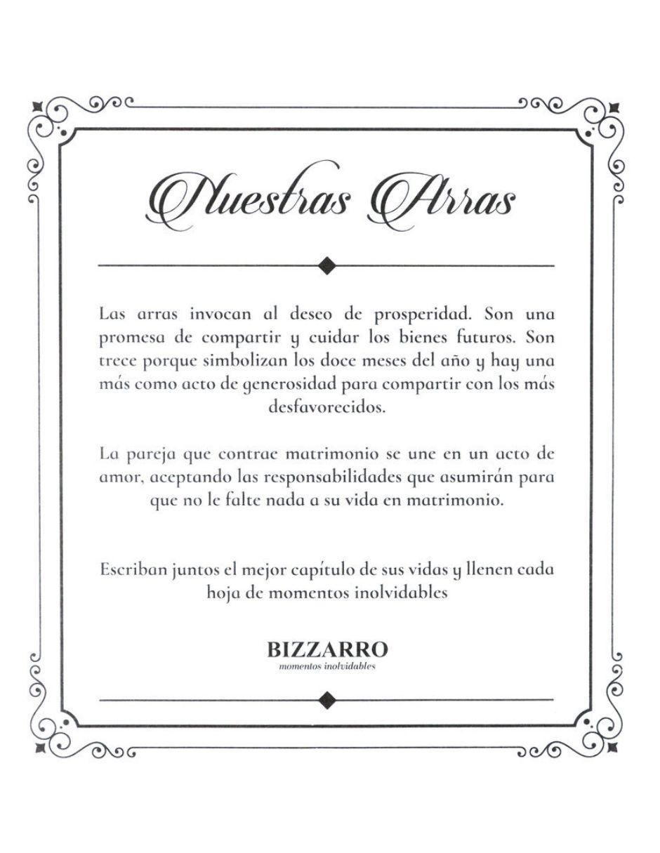 Arras matrimoniales de plata P 925 6