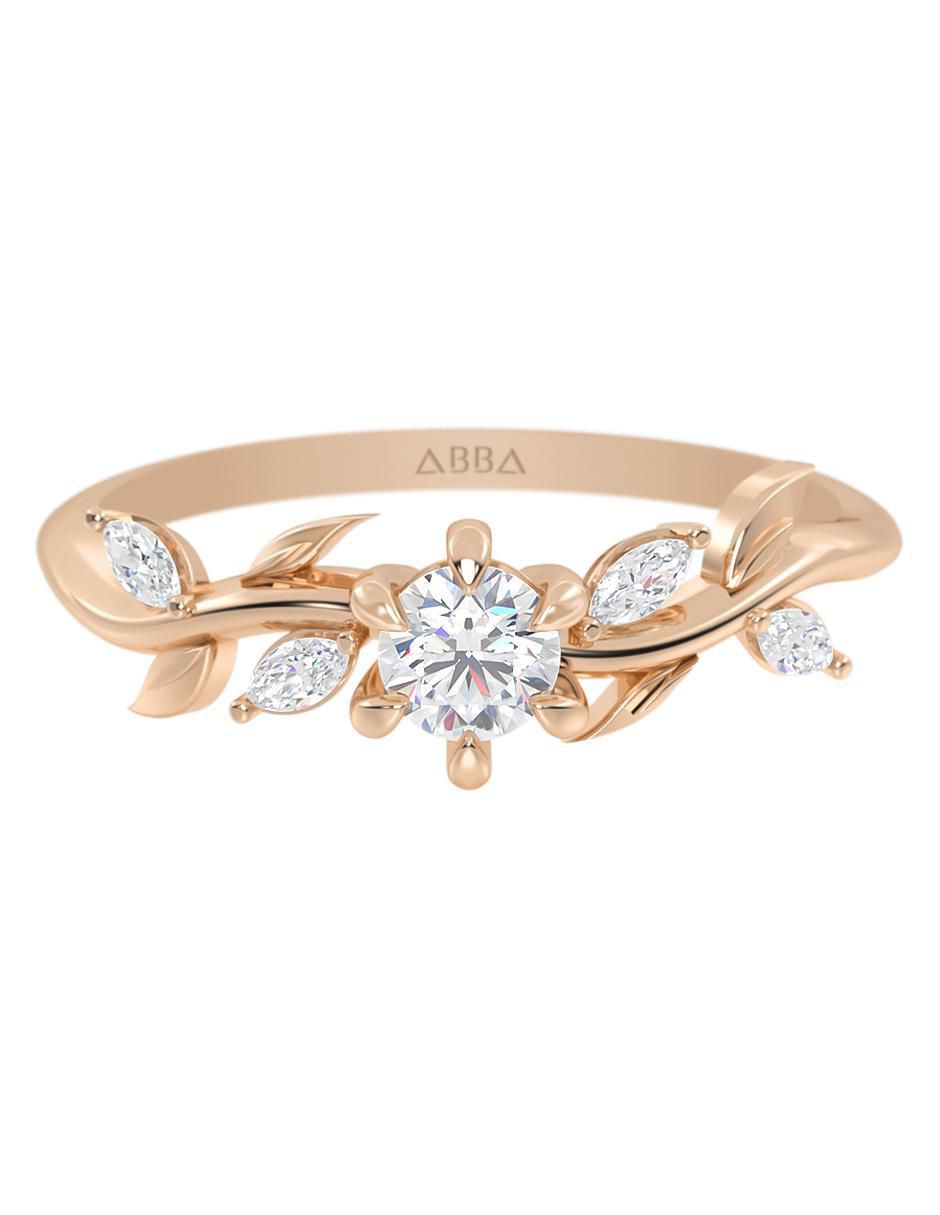 Anillo de compromiso de oro 10 K zirconia Anillo de compromiso de oro 10 K zirconia