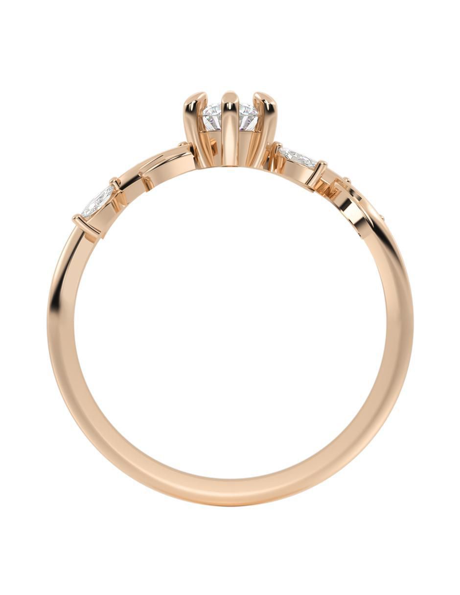 Anillo de compromiso 14 k 2
