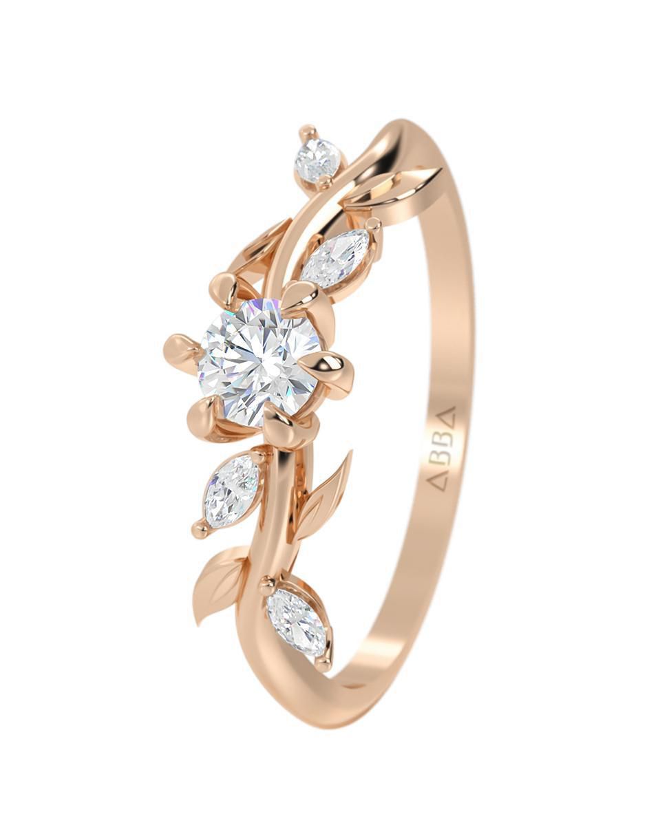 Anillo de compromiso 14 k 3