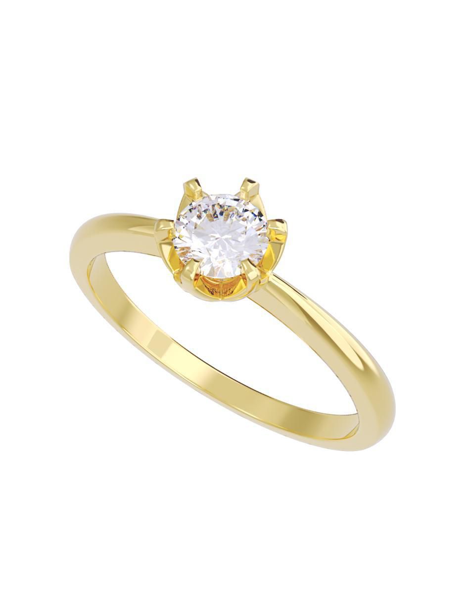 Anillo de compromiso "de" oro 14 k fonelli diamantes fonelli diamante