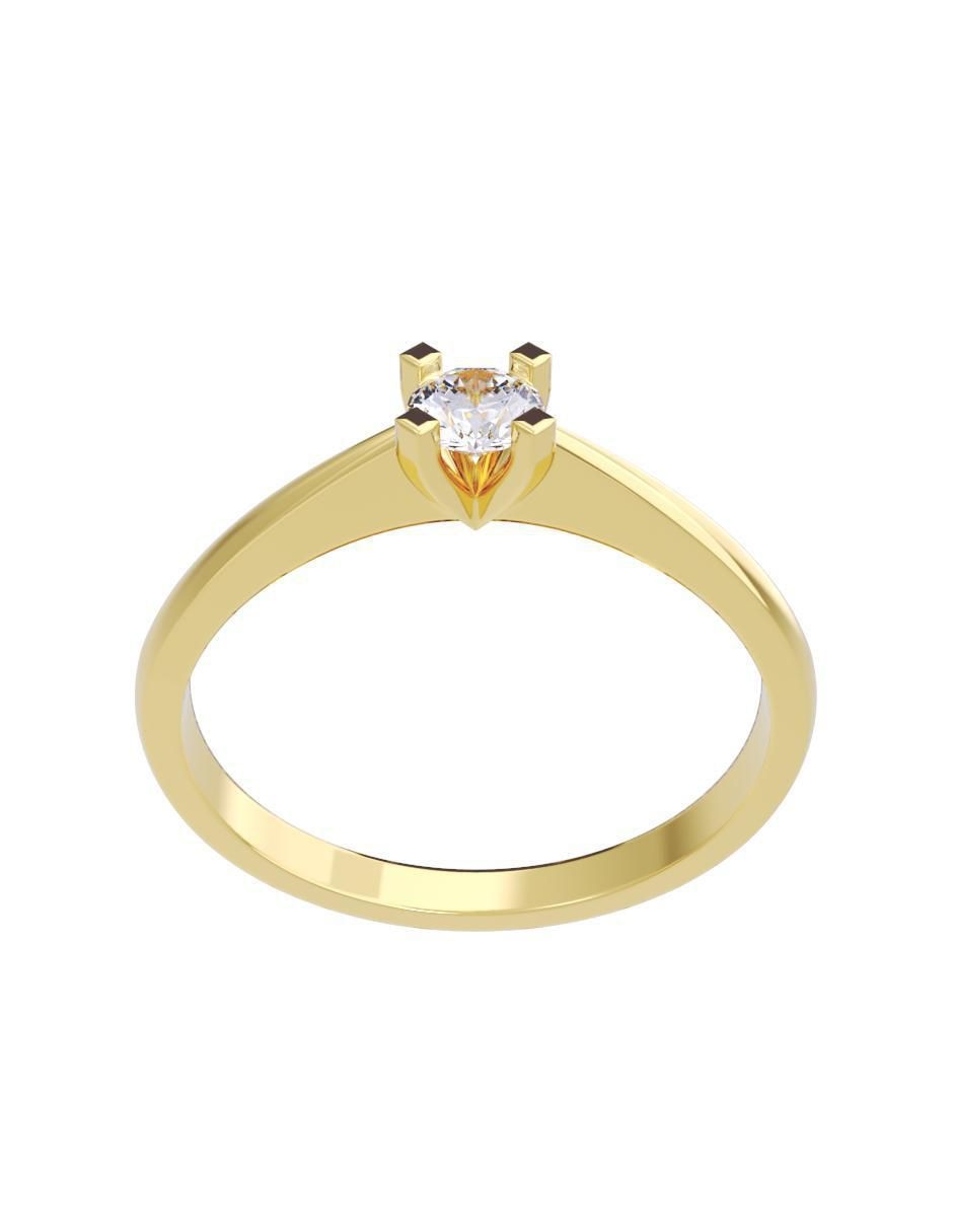 Anillo de compromiso "de" oro 14 k fonelli diamantes fonelli diamante