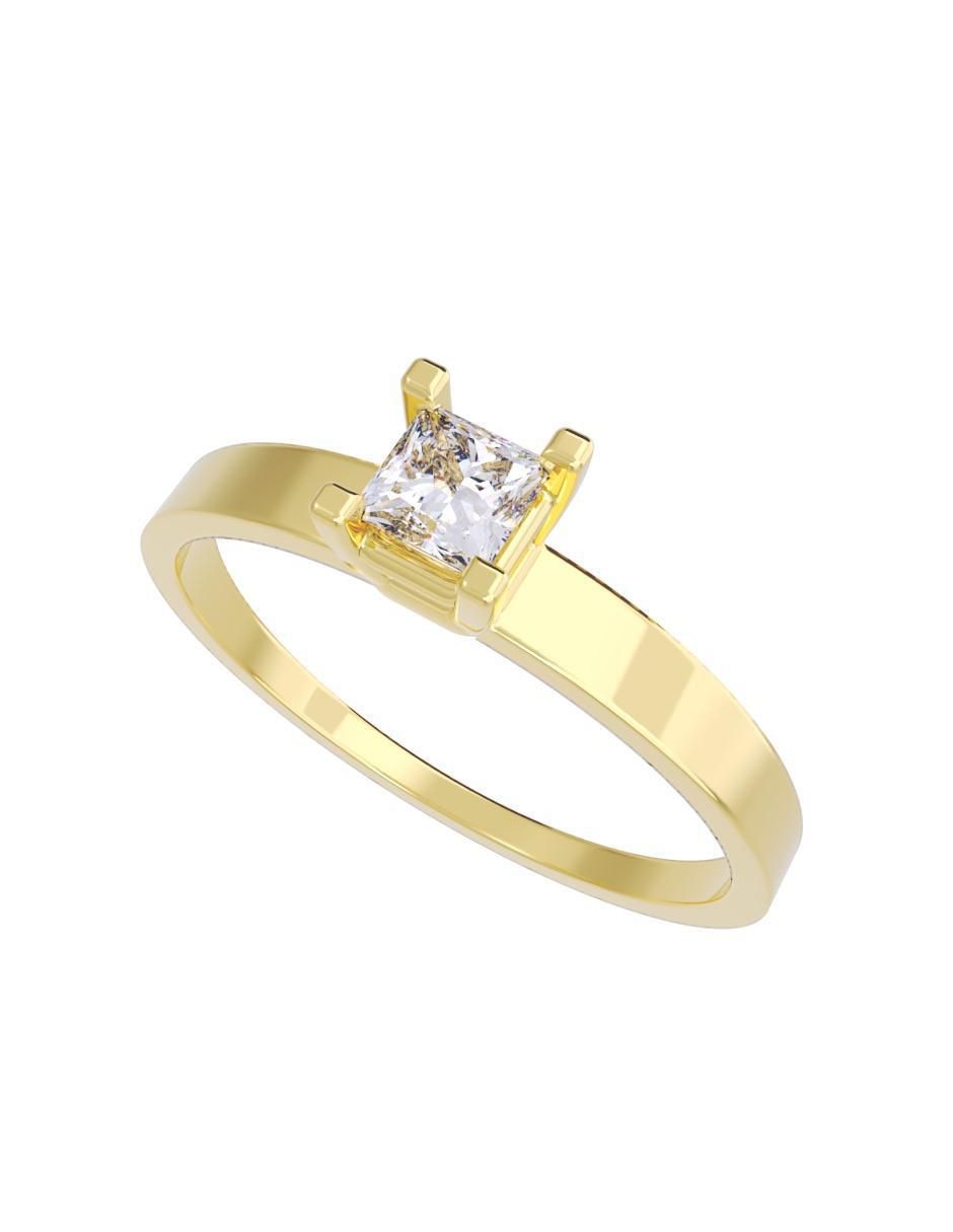 Anillo de compromiso "de" oro 14 k fonelli diamantes fonelli diamante