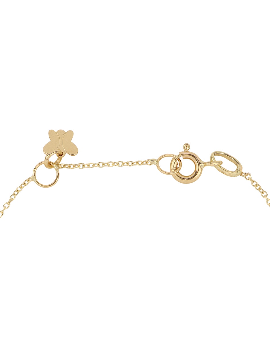 Pulsera de oro amarillo 14 K acabado pulido 2