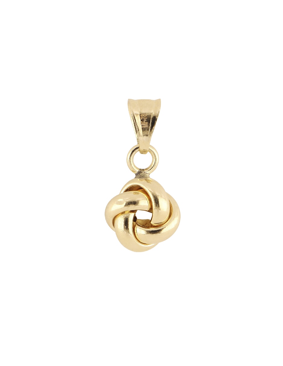 Dije de nudo de oro amarillo 14 K Dije de nudo de oro amarillo 14 K