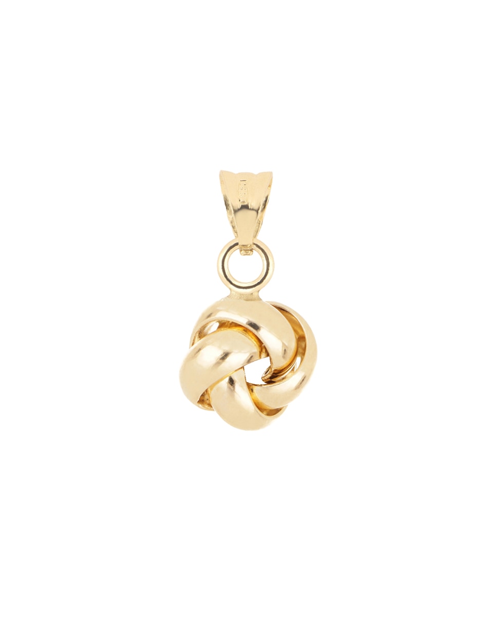 Dije de nudo de oro amarillo 14 K 3