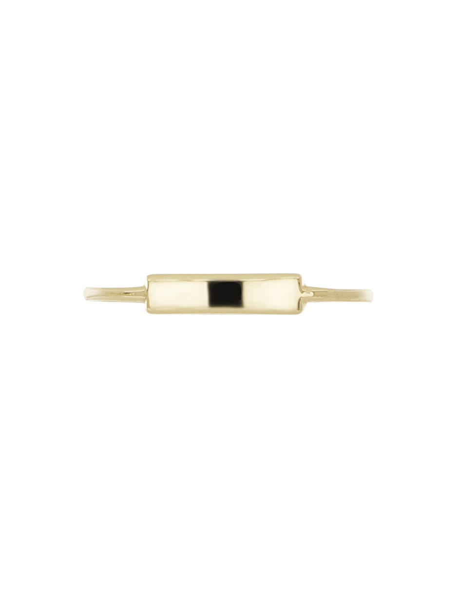 Anillo 14 K de oro amarillo pulido 3