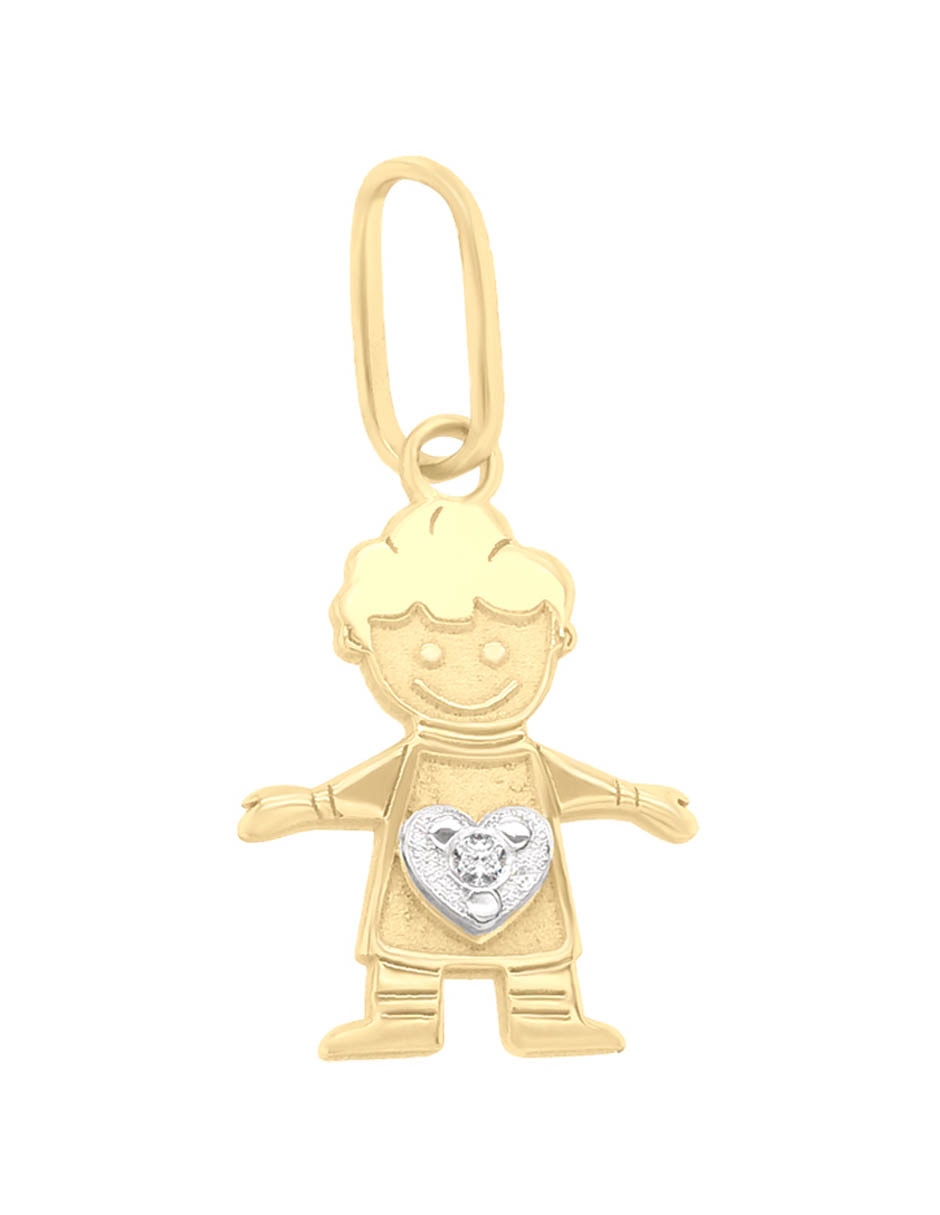 Dije de niño Bright de oro 14 K Dije de niño Bright de oro 14 K