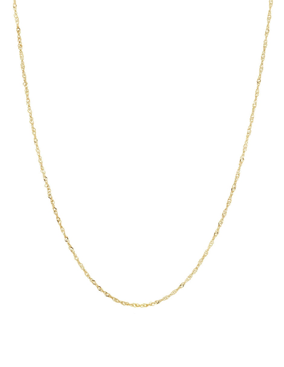Collar de oro amarillo 14 K