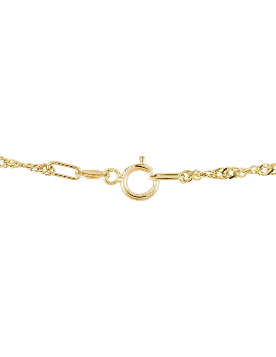 Collar de oro amarillo 14 K 4