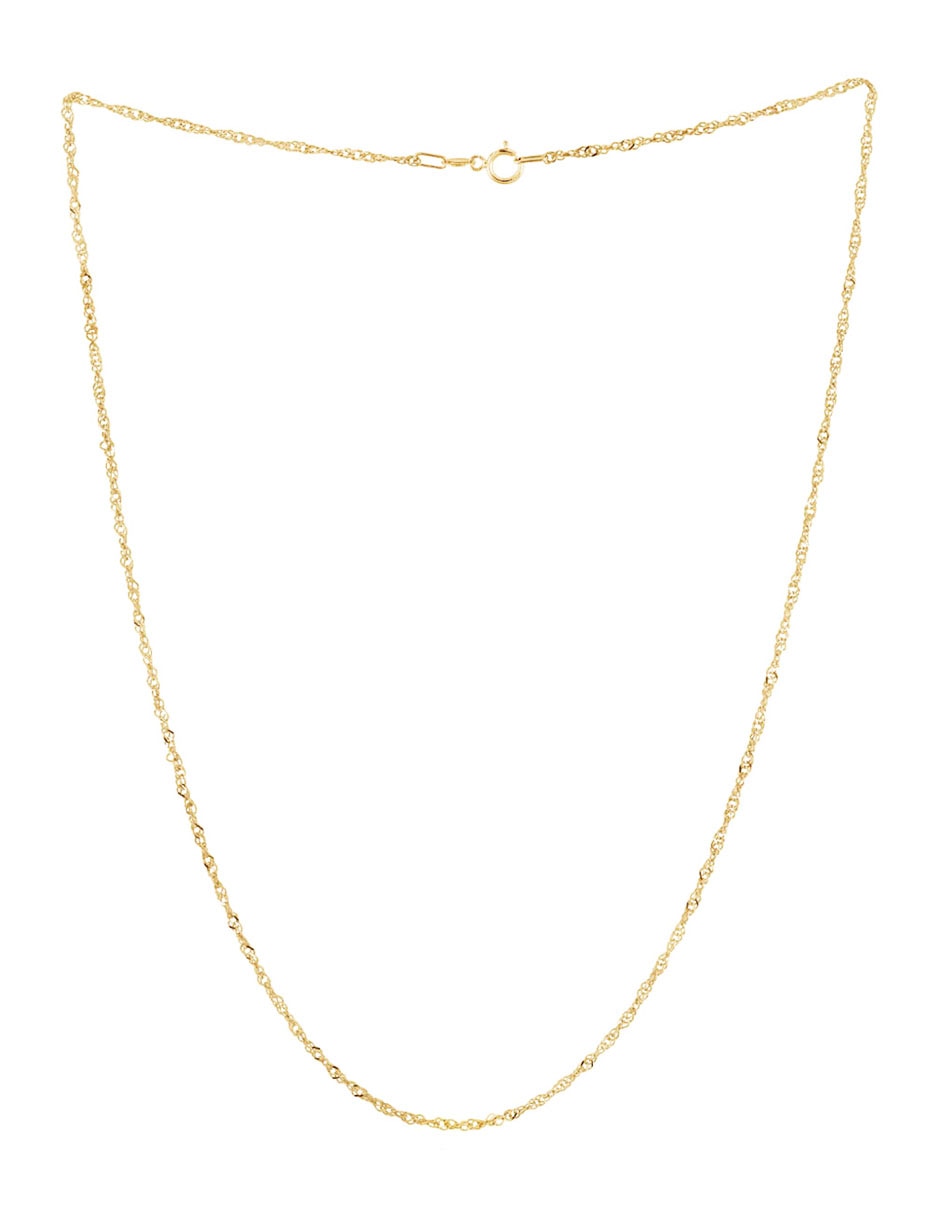 Collar de oro amarillo 14 K 5