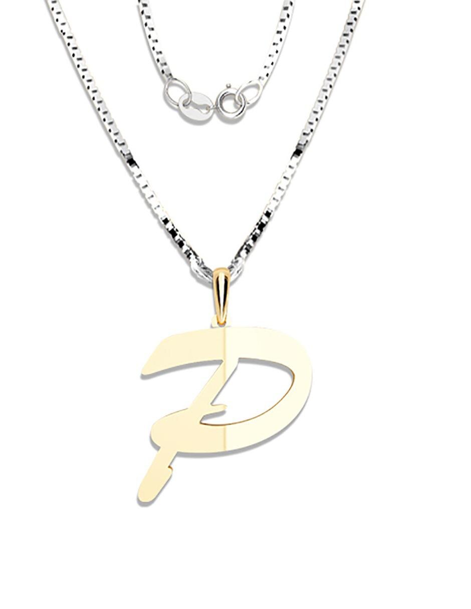 Dije de letras de oro amarillo 1