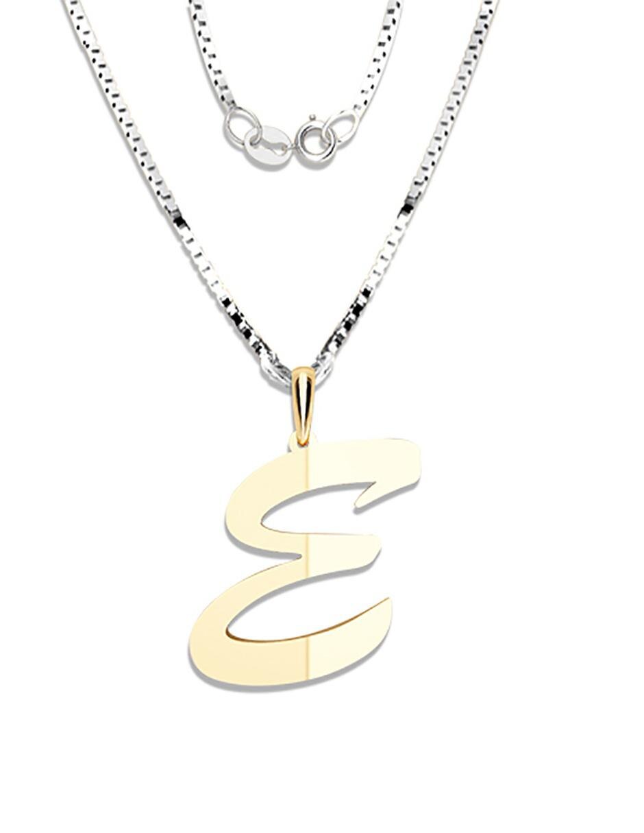 Dije de letras de oro amarillo 1