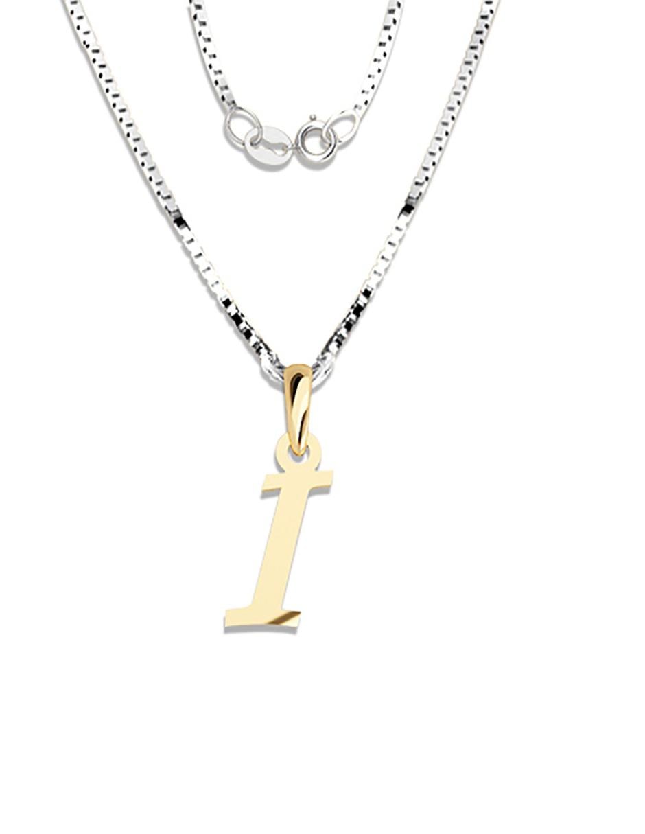 Dije de letras de oro amarillo 1
