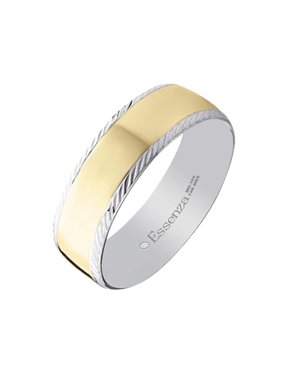 Argolla de oro amarillo 14 k Ornella