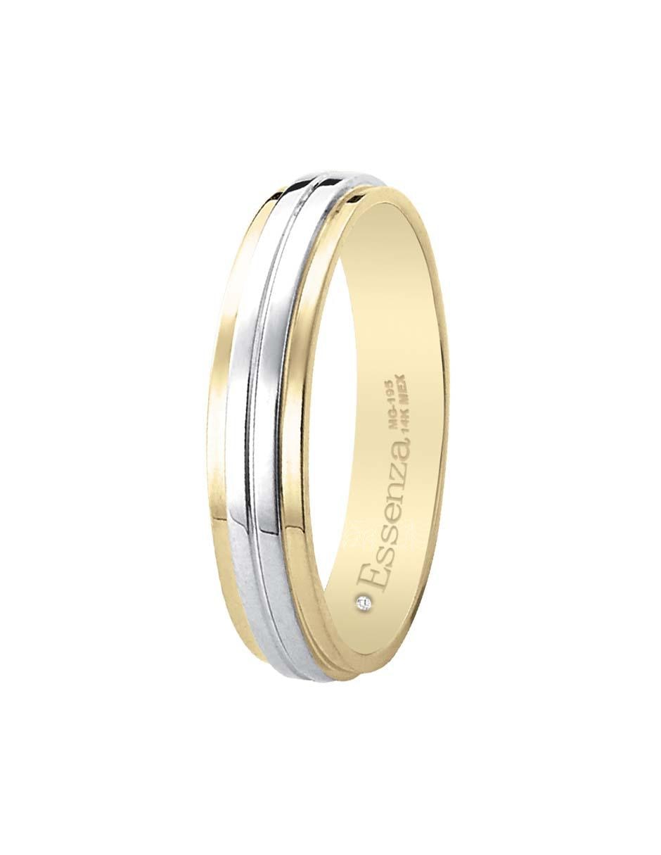 Argolla de oro amarillo 14 k Valentine 2