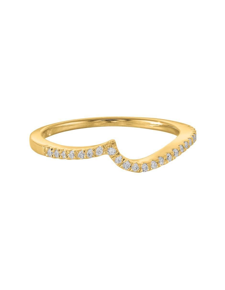 Anillo de compromiso de oro amarillo 14 k 1