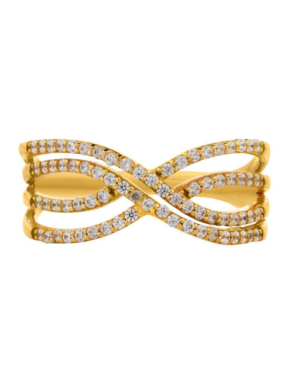 Anillo de compromiso de oro amarillo 14 k 1